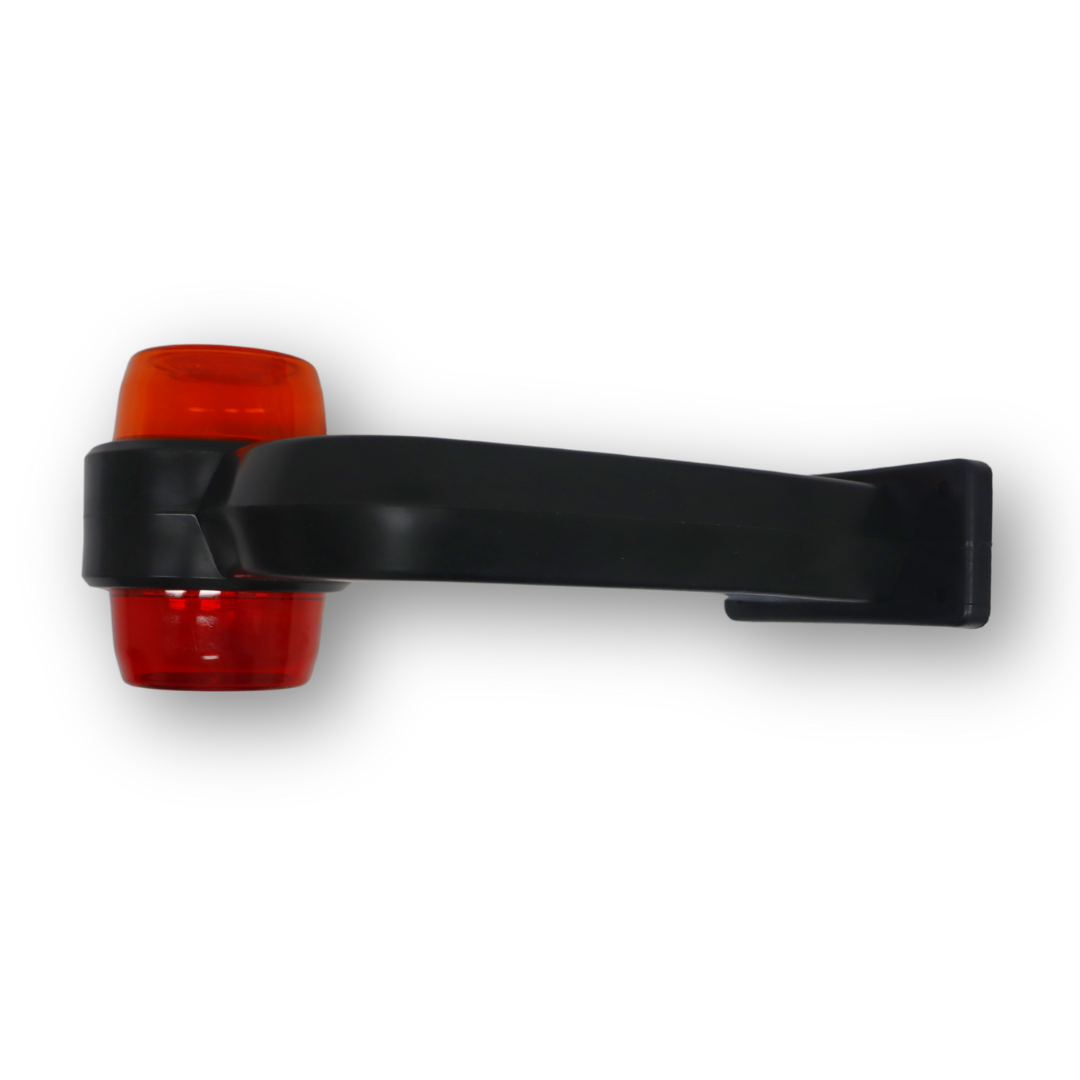 Фонарь габаритный рог; красно-желтый; LED; 12-24V; кривой 20 см (F.PLAS) Фонарь габаритный рог; красно-желтый; LED; 12-24V; кривой 20 см (F.PLAS)