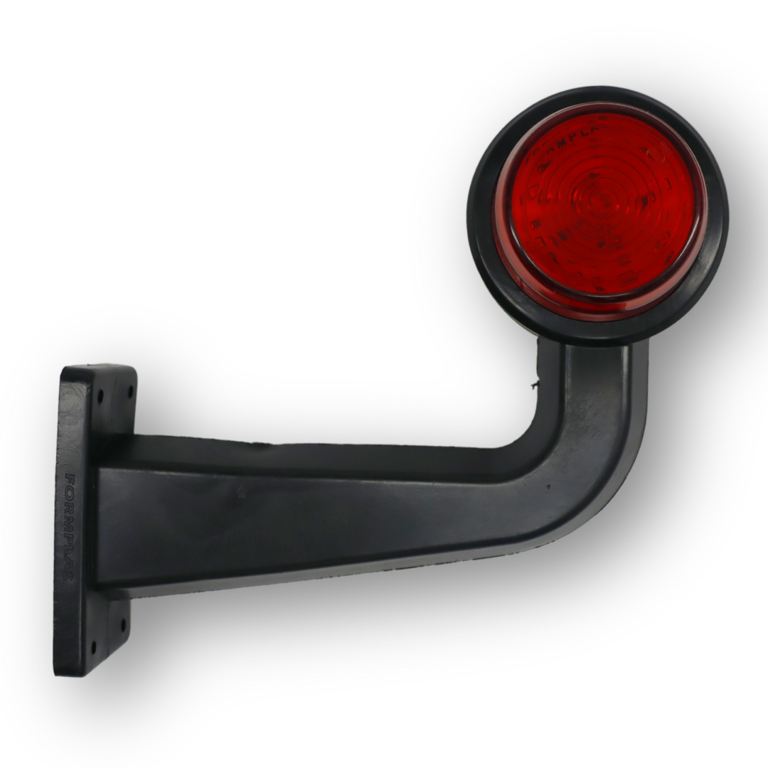 Фонарь габаритный рог; красно-желтый; LED; 12-24V; кривой 20 см (F.PLAS) Фонарь габаритный рог; красно-желтый; LED; 12-24V; кривой 20 см (F.PLAS)