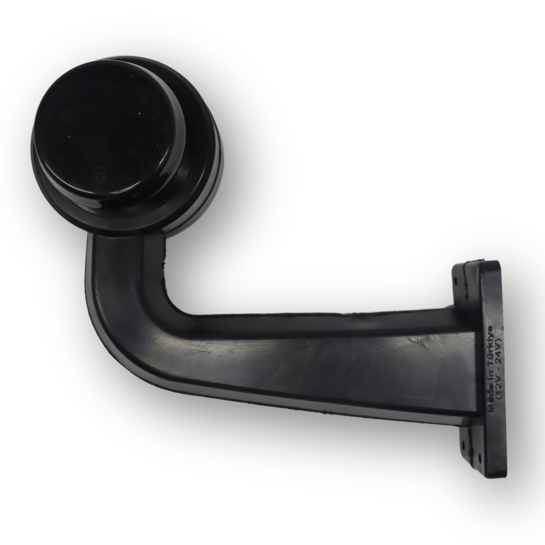 Фонарь габаритный рог; красно-желтый LED; 12-24 V; кривой 20 см «GRAPHITE» (F.PLAS)