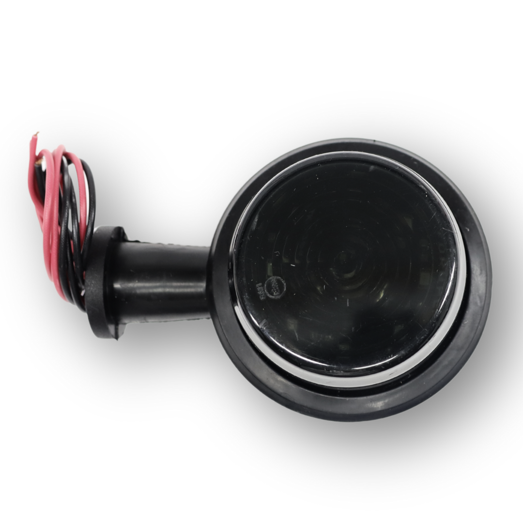 Фонарь габаритный рог «GRAPHITE»; красно-желтый; 10см (F.PLAS)