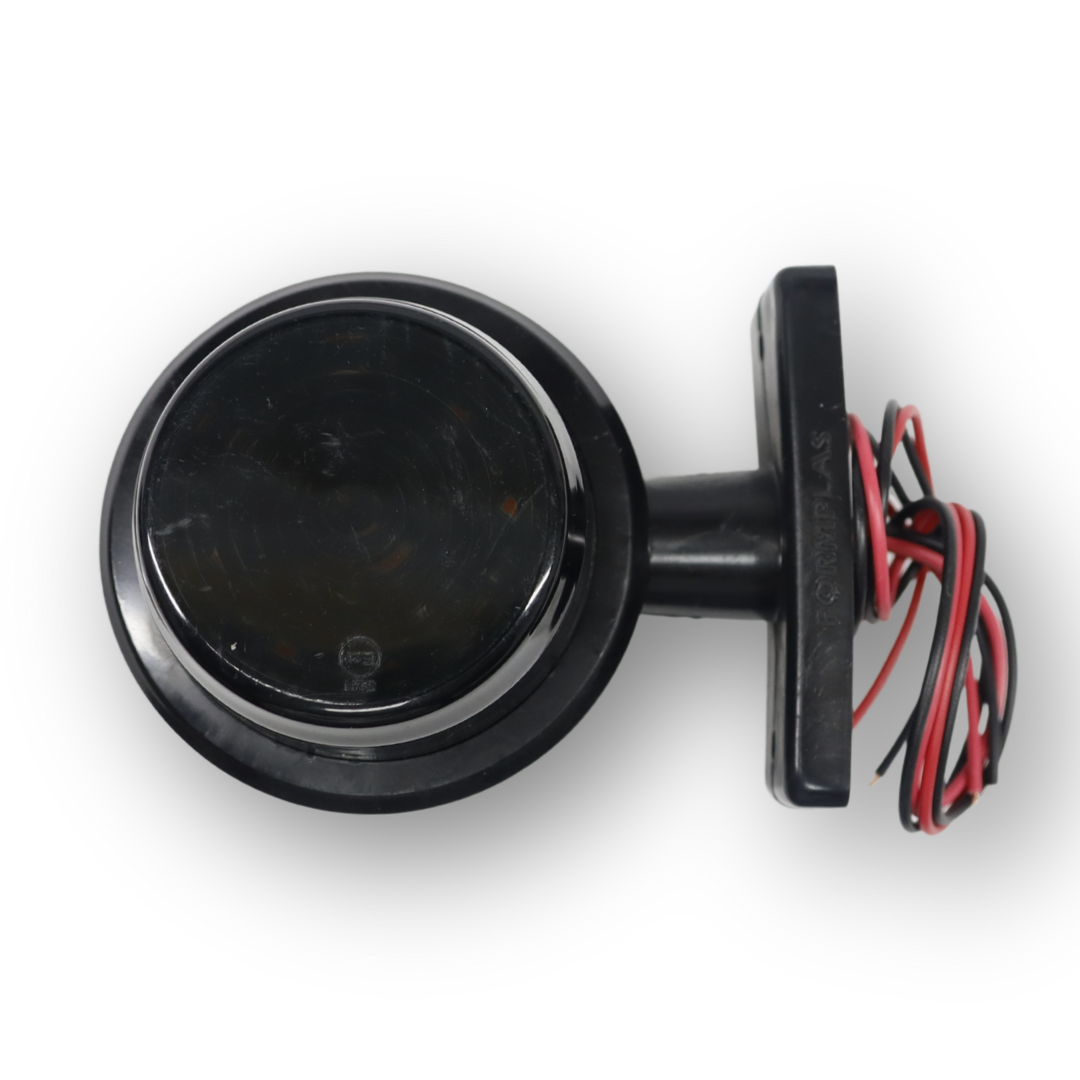 Фонарь габаритный рог «GRAPHITE»; красно-желтый; 10см (F.PLAS) Фонарь габаритный рог «GRAPHITE»; красно-желтый; 10см (F.PLAS)