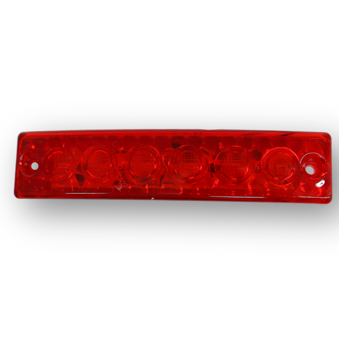 Фонарь габаритный универсальный LED красный 24V