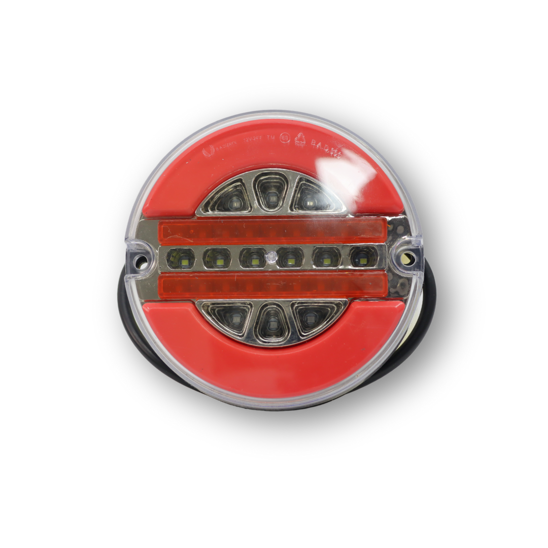 Фонарь задний neon-led 4 функции 12-24V Ø 140 мм  \ BAD\