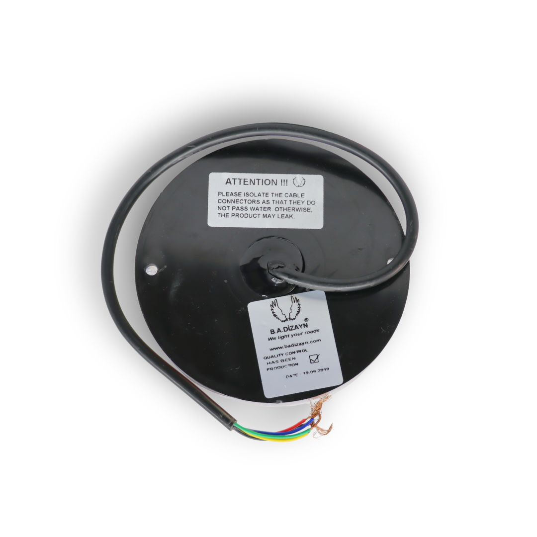 Фонарь задний neon-led 4 функции 12-24V Ø 140 мм  \ BAD\