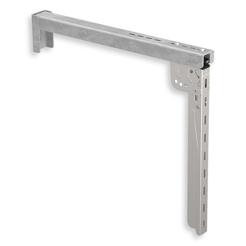 Опора для кронштейна боковой защиты регулируемая 800х150х83 Опора для кронштейна боковой защиты регулируемая 800х150х83