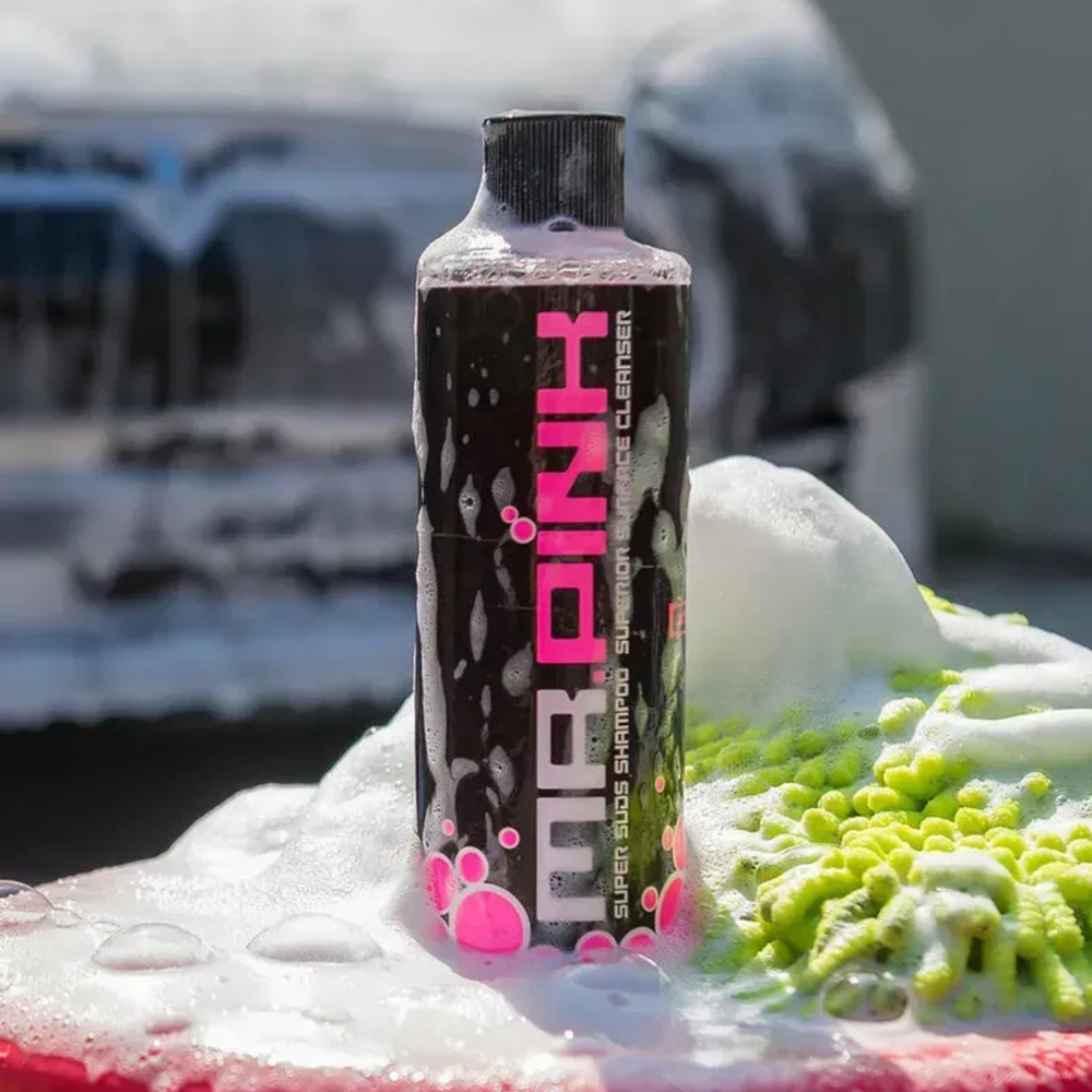 Автошампунь суперпенящийся Mr. Pink Super Suds Shampoo & Superior Surface Cleaning Soap 473 мл