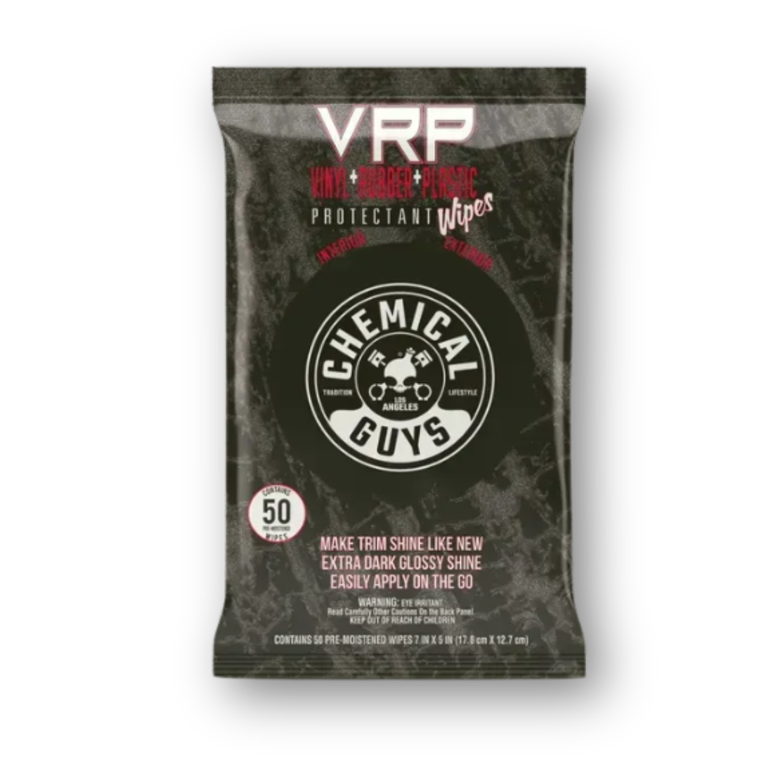 Салфетки влажные для винила, резины и пластика Chemical Guys VRP WIPES (50 шт)