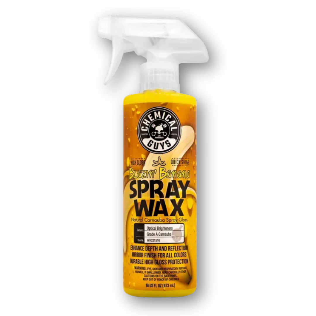 Детейл-спрей Blazin' Banana Spray Wax Natural Carnauba Spray Gloss Chemical Guys 473 мл Детейл-спрей Blazin' Banana Spray Wax Natural Carnauba Spray Gloss Chemical Guys 473 мл