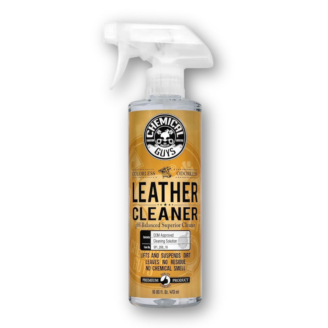 Очиститель для кожи Chemical Guys LEATHER CLEANER - COLORLESS & ODORLESS SUPER CLEANER 473 мл Очиститель для кожи Chemical Guys LEATHER CLEANER - COLORLESS & ODORLESS SUPER CLEANER 473 мл