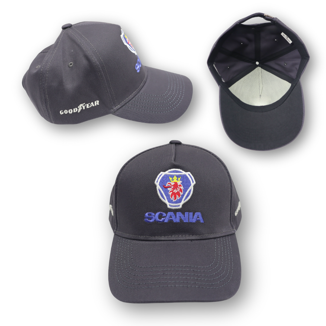 Кепка SCANIA (темно серая) лето