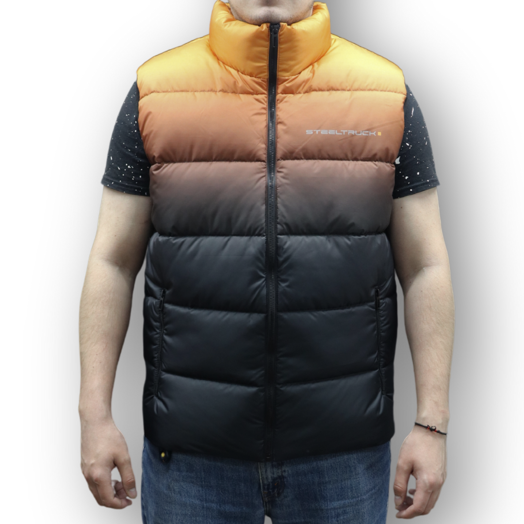 Жилетка SteelTruck Черно-оранжевая ХL