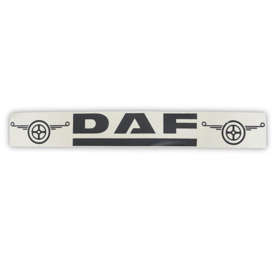 Декоративная наклейка надпись черная DAF 700*95 мм