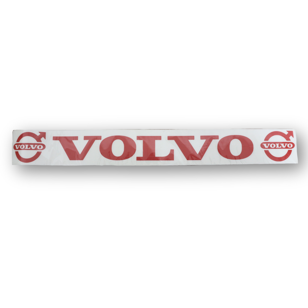 Декоративная наклейка надпись красная VOLVO 490*60 мм Декоративная наклейка надпись красная VOLVO 490*60 мм