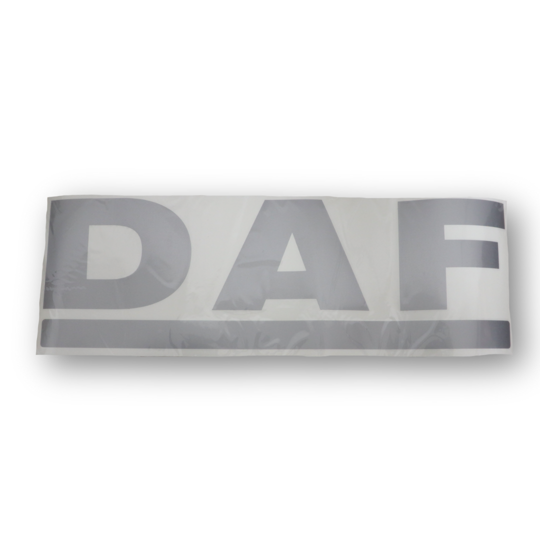 Декоративная наклейка надпись серая DAF 490*160 мм Декоративная наклейка надпись серая DAF 490*160 мм