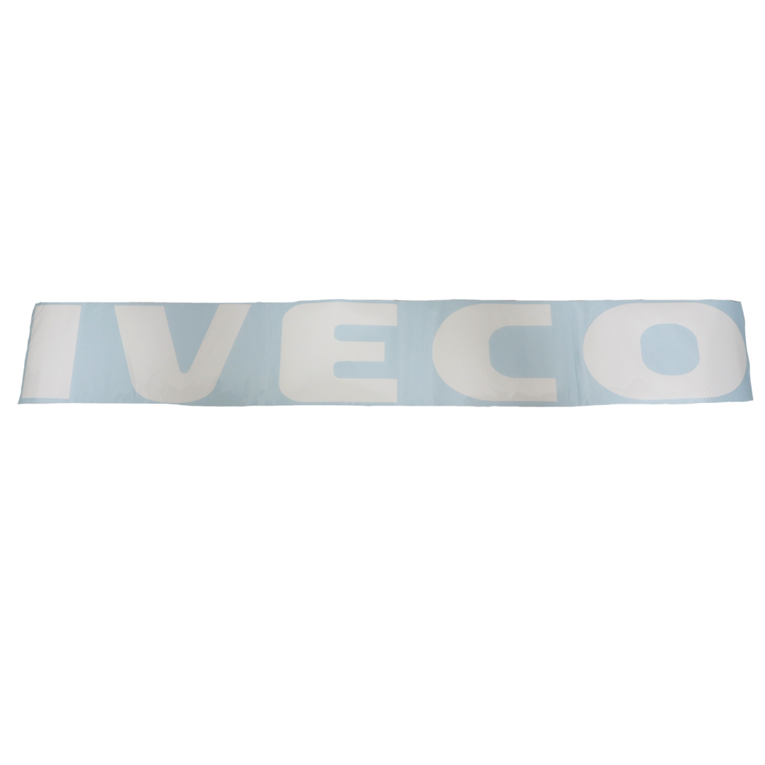 Декоративная наклейка надпись белая IVECO 970*145 мм Декоративная наклейка надпись белая IVECO 970*145 мм