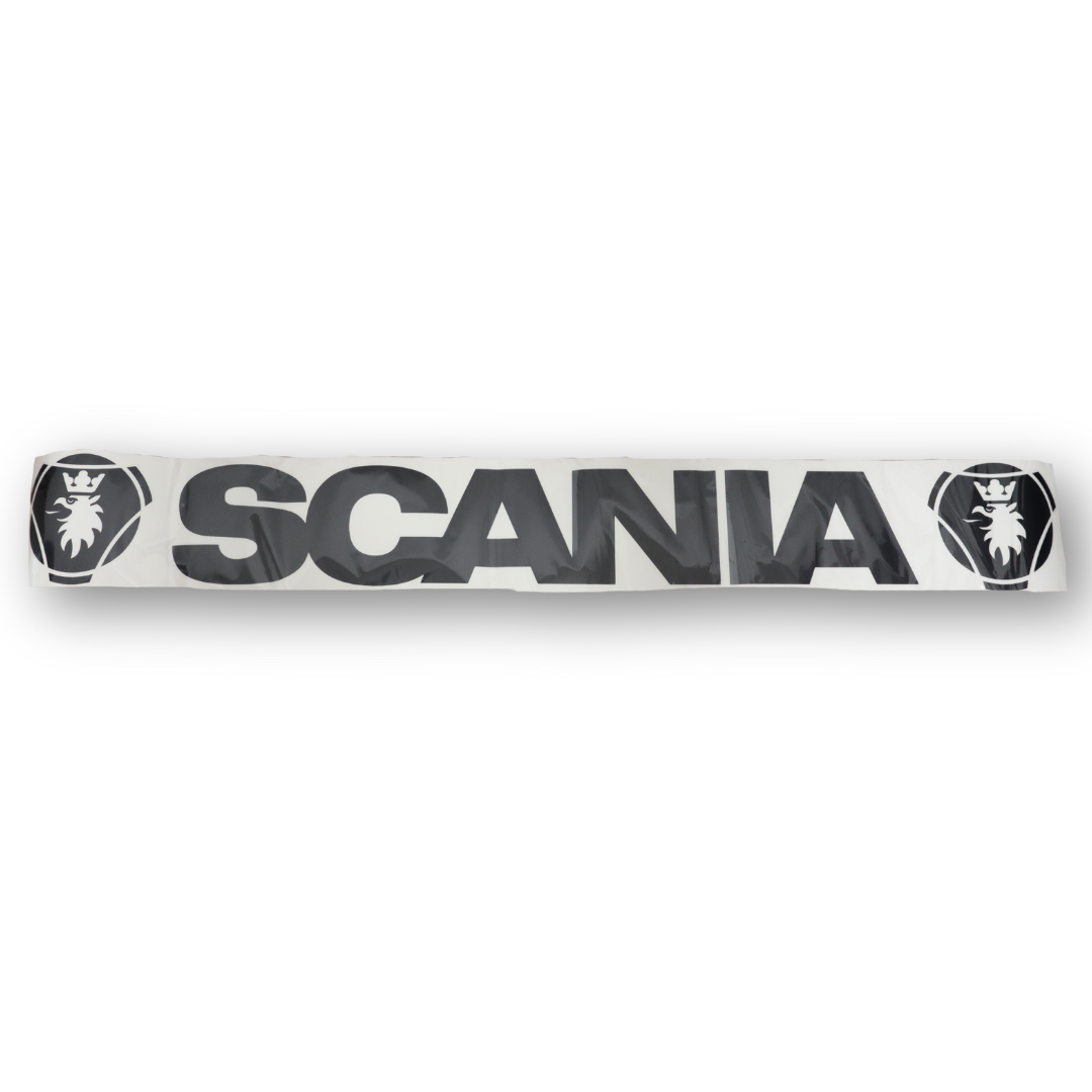 Декоративная наклейка надпись черная SCANIA 700*100 мм Декоративная наклейка надпись черная SCANIA 700*100 мм