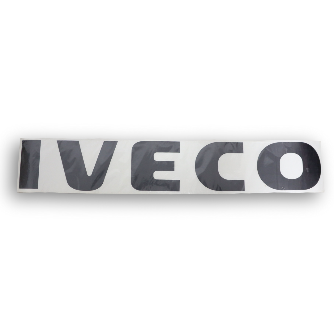 Декоративная наклейка надпись черная IVECO 700*120 мм