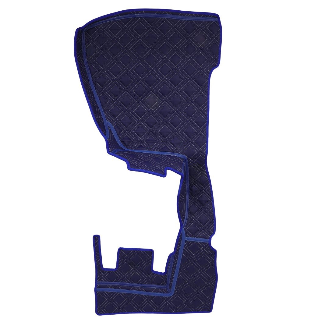Коврик 3D Экокожа RENAULT Premium 2006-2013;АКПП,МКПП, синий,