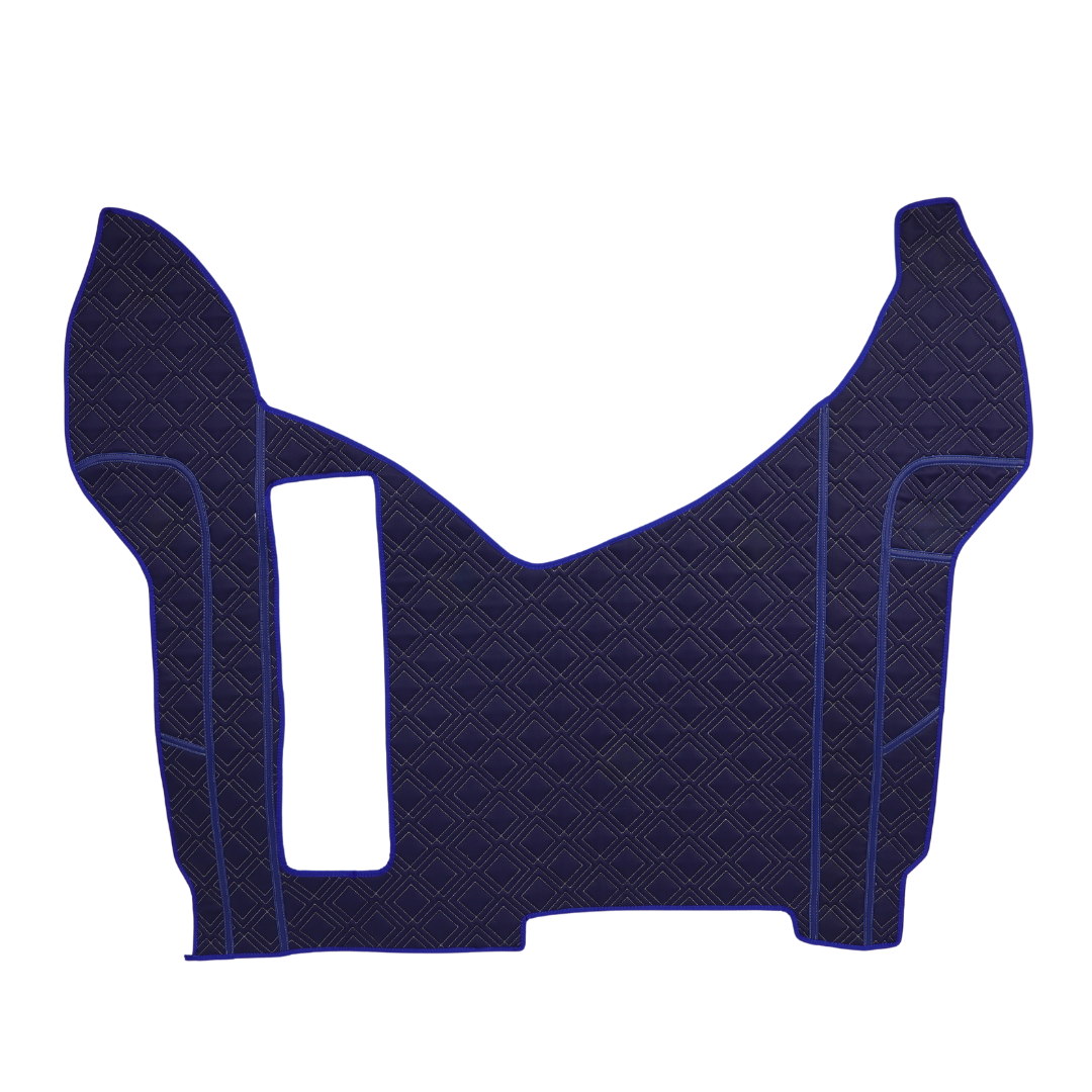 Коврик 3D Экокожа RENAULT Premium 2006-2013;АКПП,МКПП, синий,