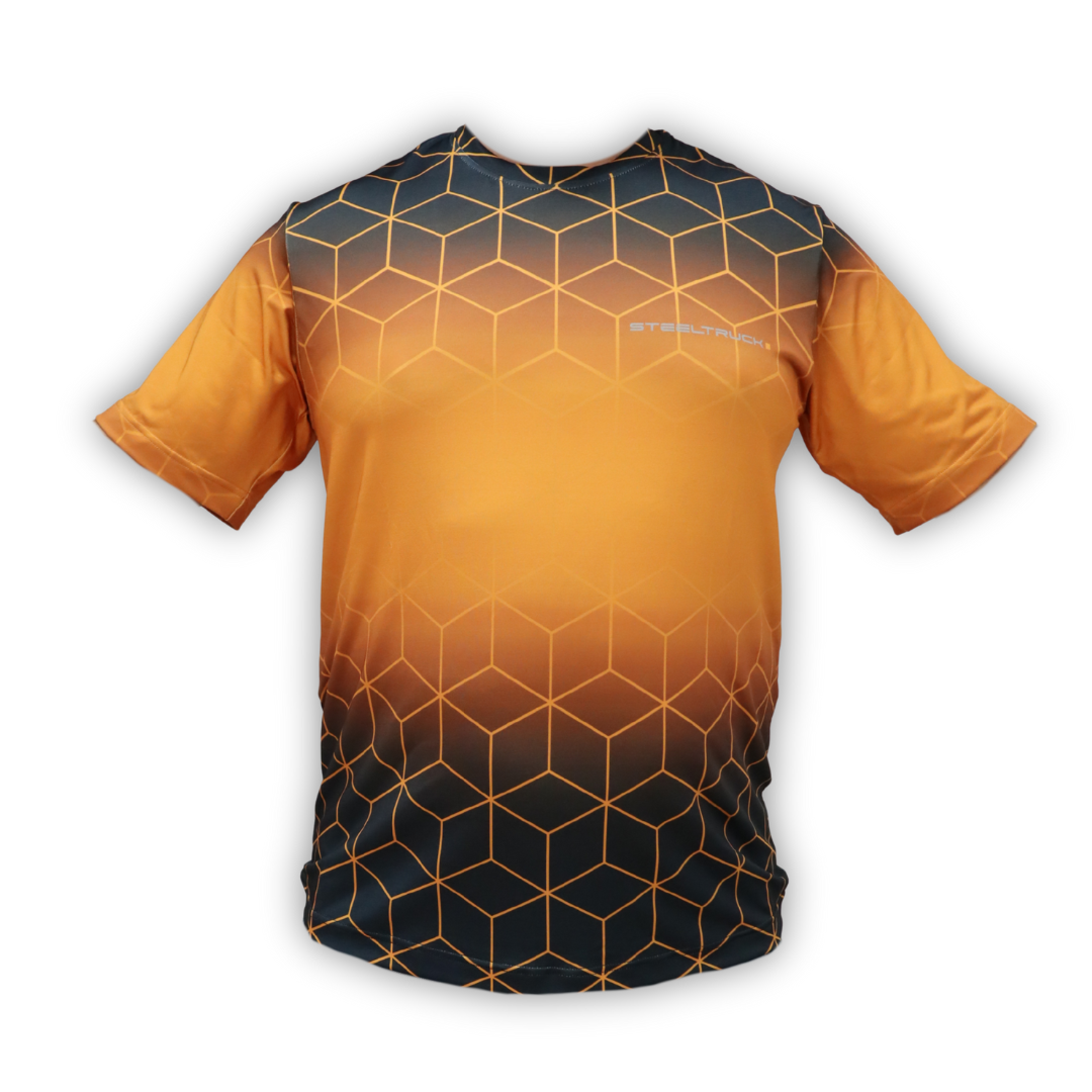 Футболка STELTRUCK, оранжевая, 3XL