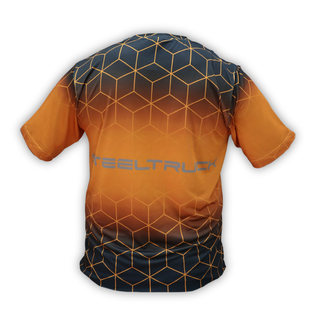 Футболка STELTRUCK, оранжевая, 3XL
