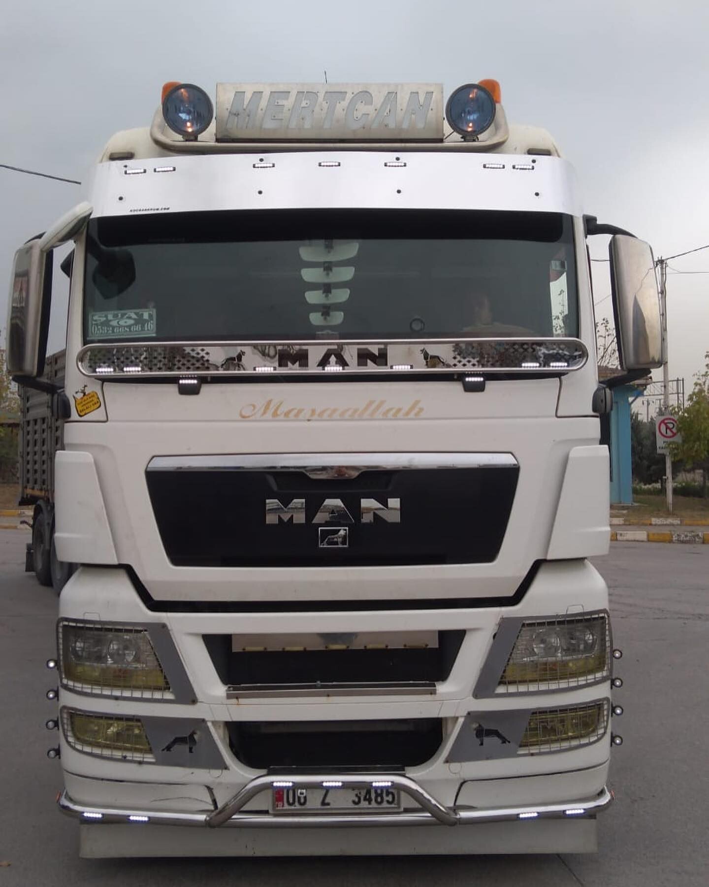 Защитная сетка под лобовое стекло MAN EURO-6 Защитная сетка под лобовое стекло MAN EURO-6