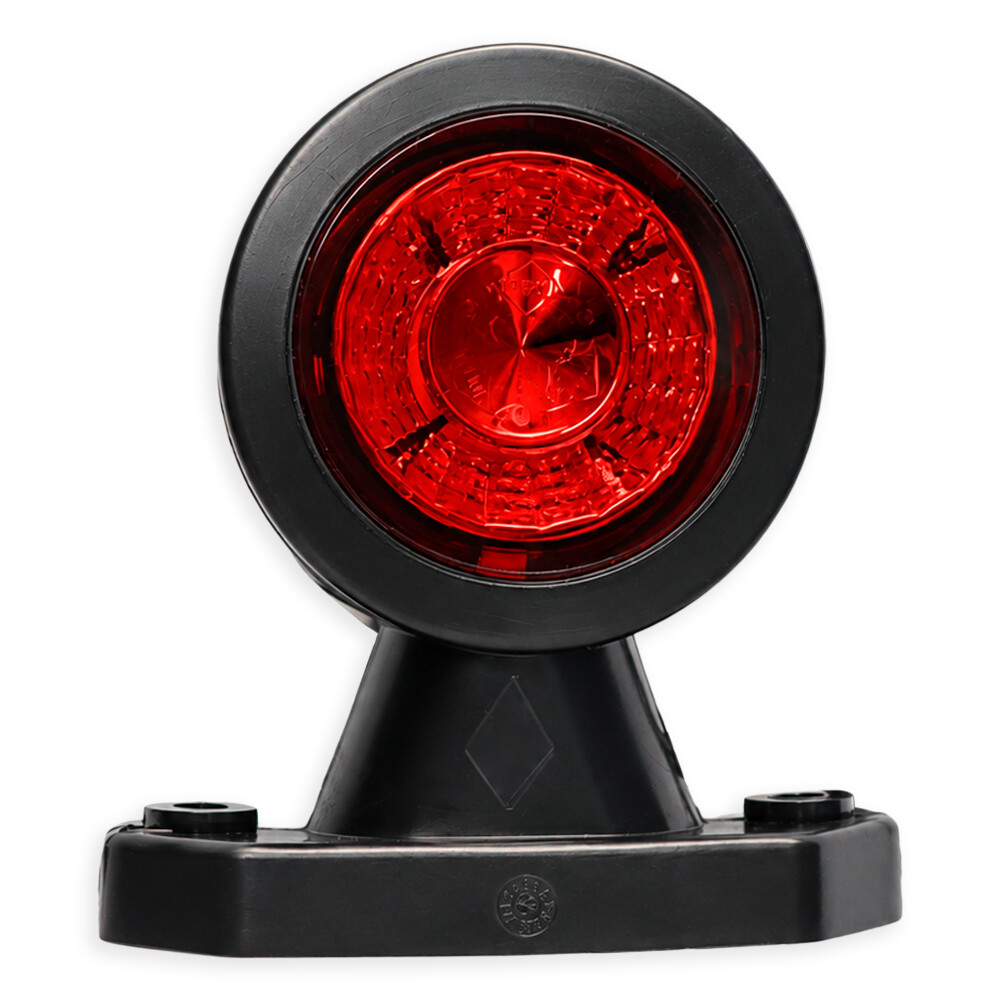 Фонарь габаритный рог LED 12-24 V прямой 9 см