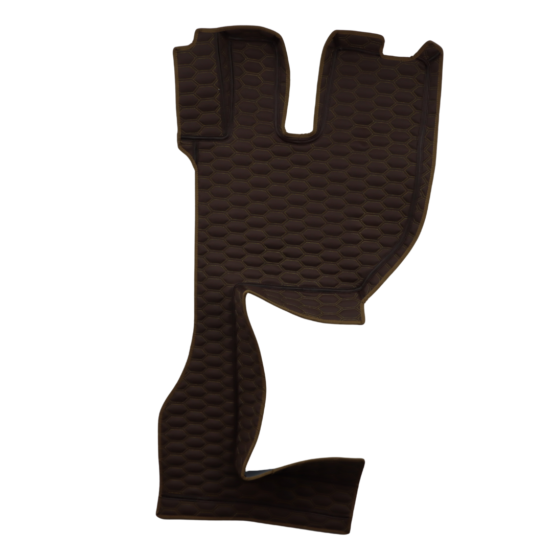 Коврик 3D Экокожа VOLVO FH 2003-2013; АКПП, коричневый,