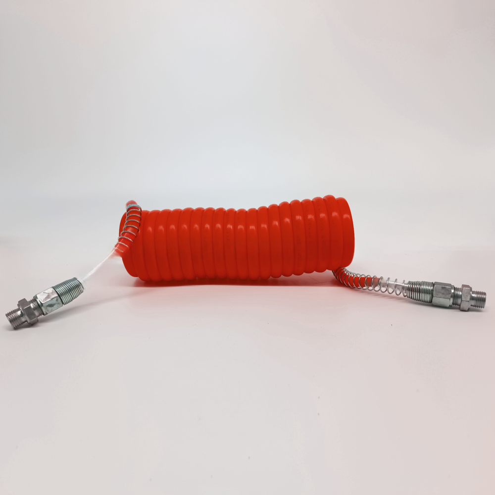 Шланг воздуха 5м М16х1,5 ЧЁРНЫЙ красный наконечник Шланг воздуха 5м М16х1,5 ЧЁРНЫЙ красный наконечник