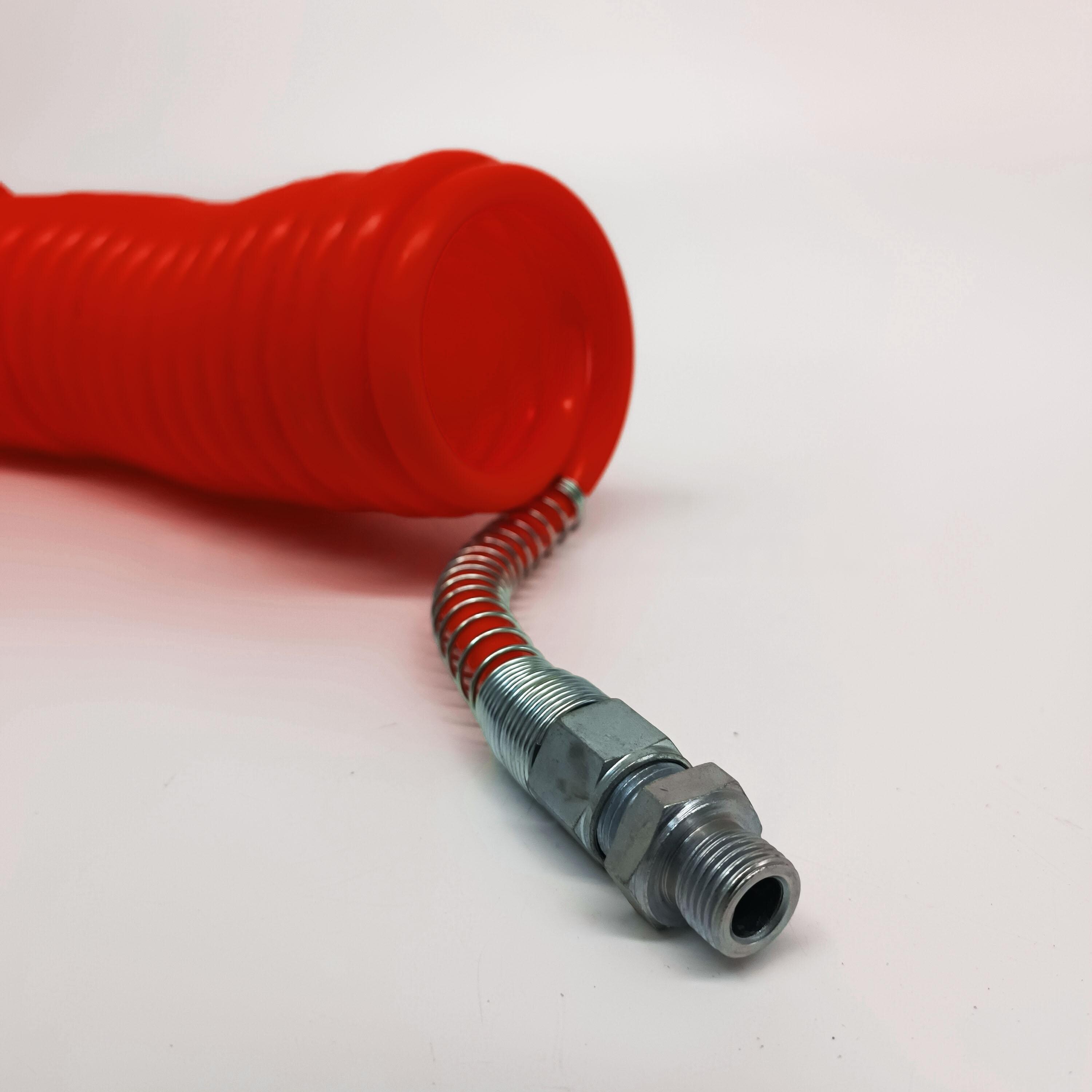 Шланг воздуха 5м М16х1,5 ЧЁРНЫЙ красный наконечник Шланг воздуха 5м М16х1,5 ЧЁРНЫЙ красный наконечник