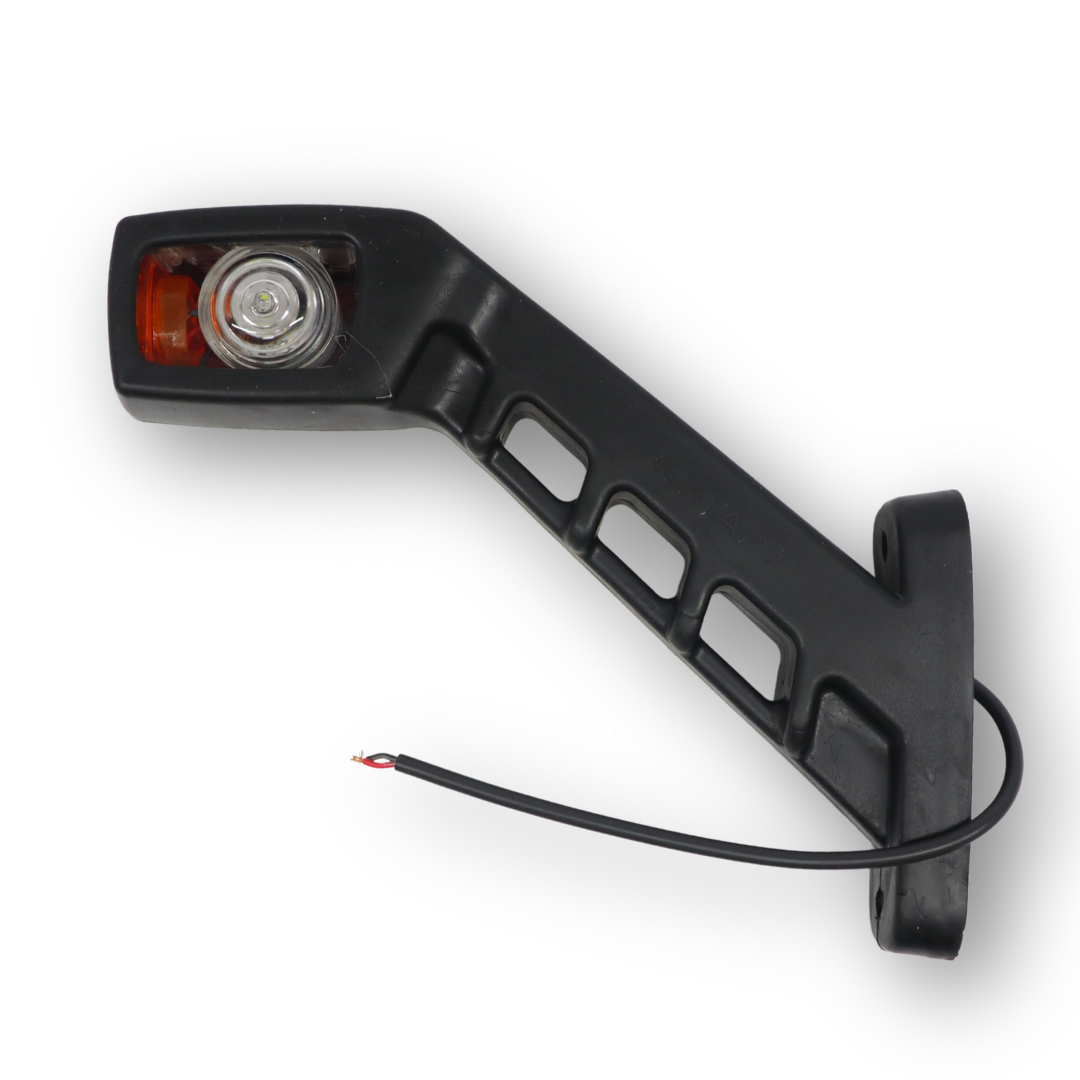 Фонарь габаритный рог трехцветный диодный 19см \NOKTA \ Фонарь габаритный рог трехцветный диодный 19см \NOKTA \