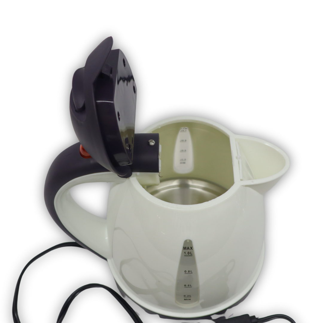 Чайник 24V, 250W 1L \дисковый с предохранителем белый\ Чайник 24V, 250W 1L \дисковый с предохранителем белый\