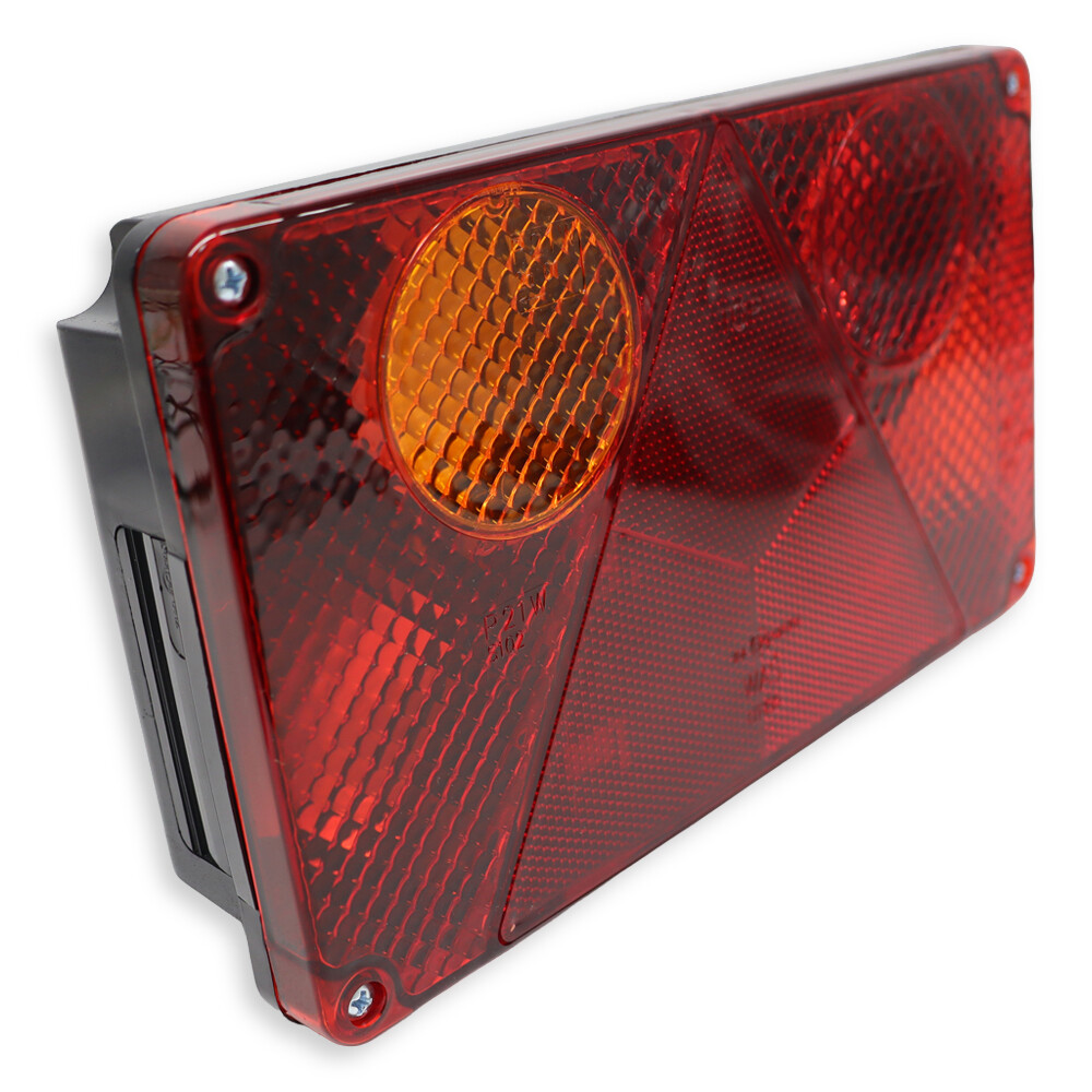 Ліхтар задній лівий для причепа під лампочку 12V-24V (WAS)