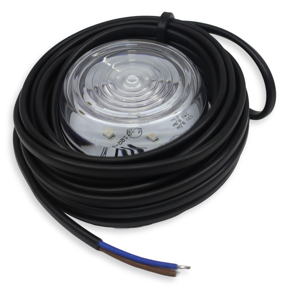 Вставка габарита LED белая-желтый свет \6 диод.\