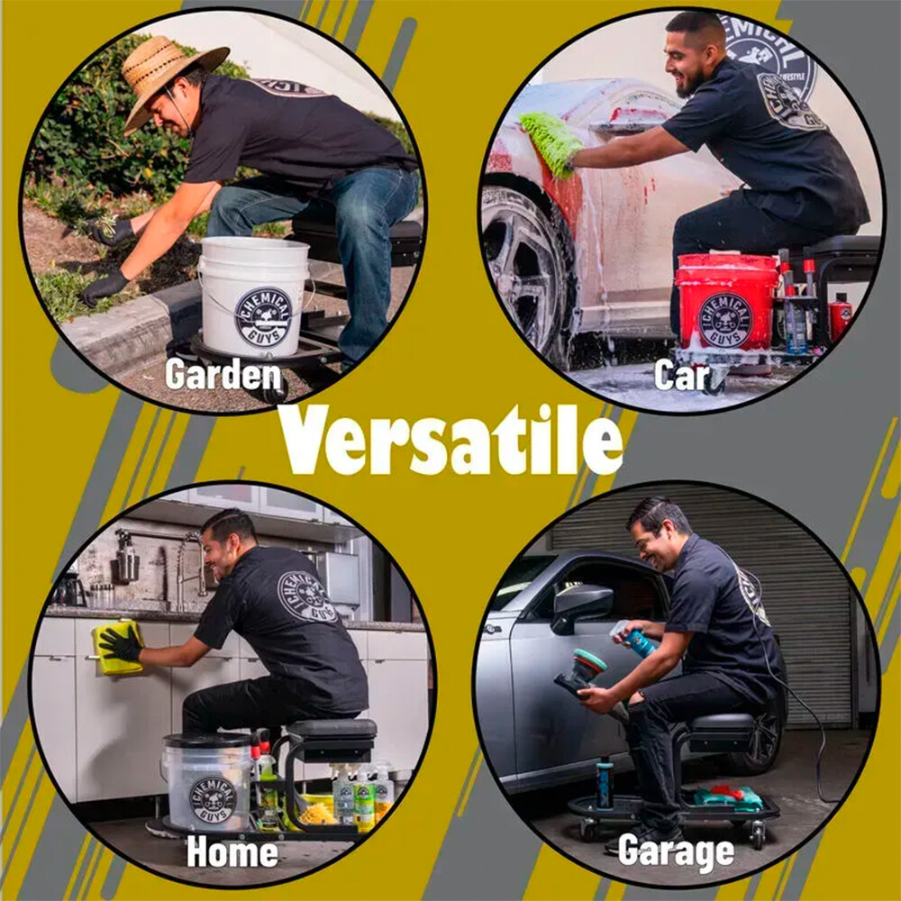 Стул-тележка мягкий для детейлинга Ultimate Utility детализационная тележка Soft Stool Стул-тележка мягкий для детейлинга Ultimate Utility детализационная тележка Soft Stool