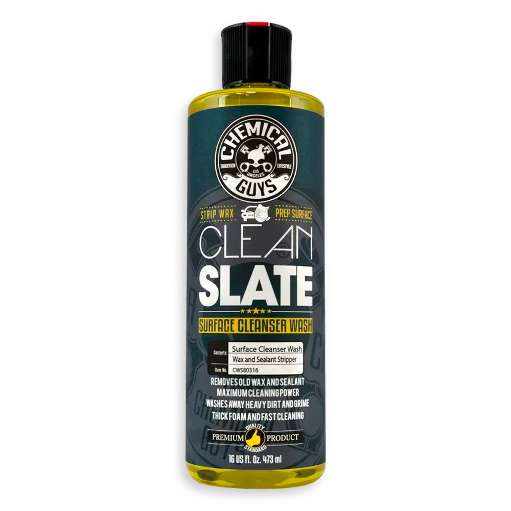 Автошампунь для глубокой очистки поверхности и удаления воска Clean Slate Wax Stripping Wash - 473мл Автошампунь для глубокой очистки поверхности и удаления воска Clean Slate Wax Stripping Wash - 473мл