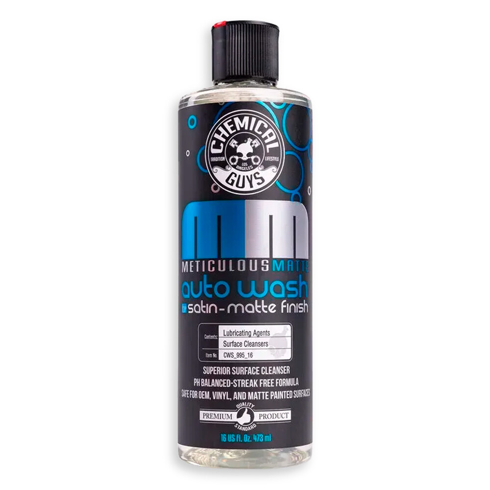Автошампунь для матовых покрытий и пленок, а также винила Meticulous Matte Auto Wash for Crisp Satin and Matte Finishes - 473мл Автошампунь для матовых покрытий и пленок, а также винила Meticulous Matte Auto Wash for Crisp Satin and Matte Finishes - 473мл
