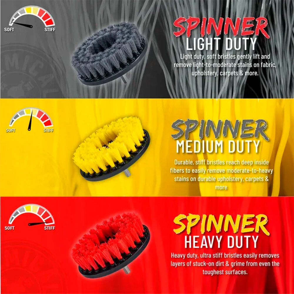 Щетка для ковровых покрытий Spinner Carpet Drill Brush, Light Duty