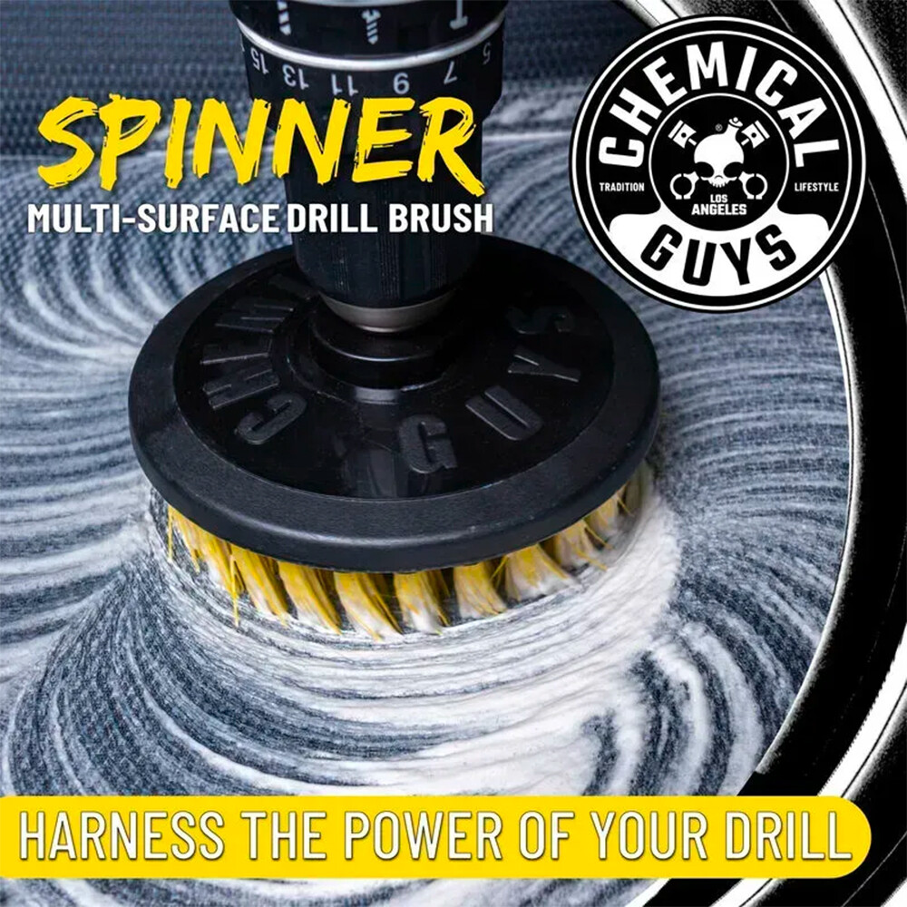 Щетка для ковровых и оббивочных поверхностей Spinner Carpet Drill Brush, Medium Duty