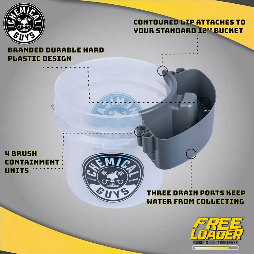 Органайзер для ведер и тележек Freeloader Bucket & Dollly - серый Органайзер для ведер и тележек Freeloader Bucket & Dollly - серый