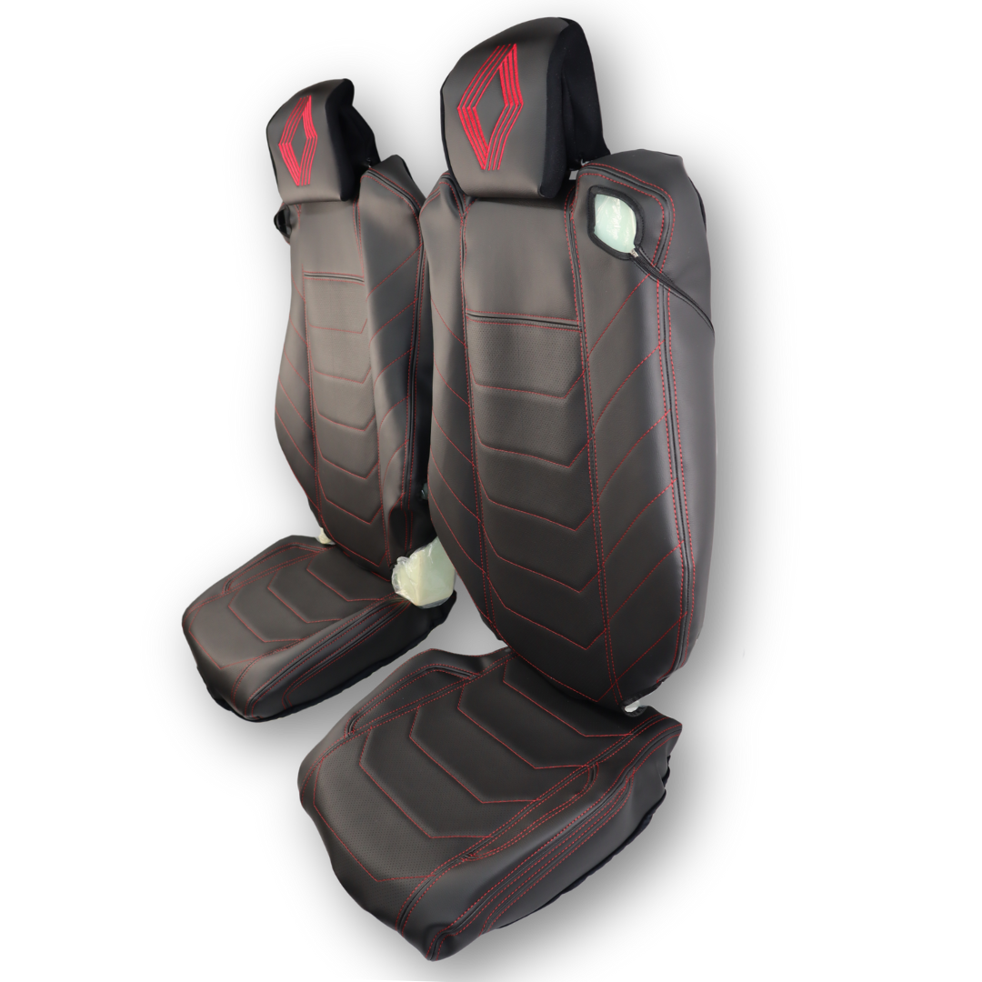 Чехол на сиденья Renault Range T/T-Series (2014-...) с выдвижными подголовниками черный