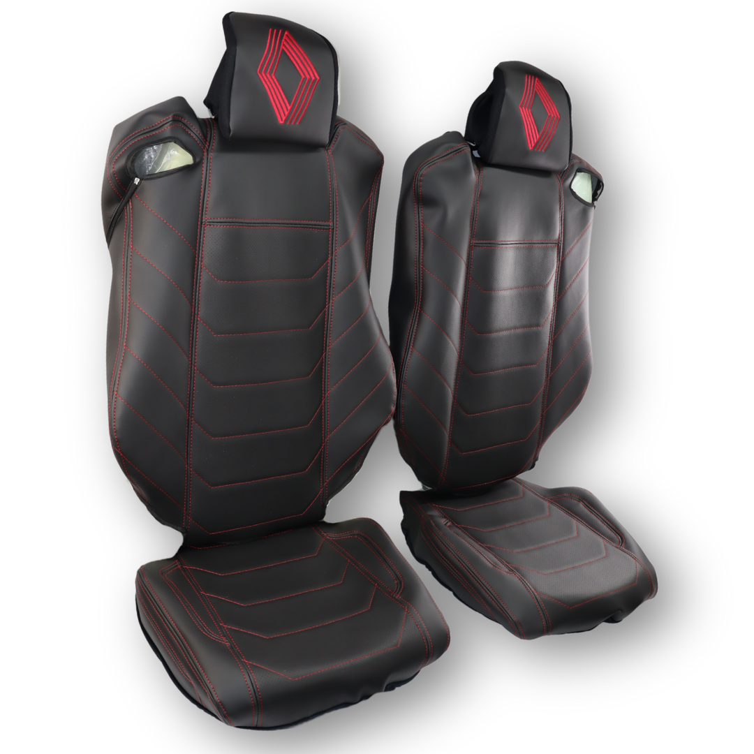 Чехол на сиденья Renault Range T/T-Series (2014-...) с выдвижными подголовниками черный