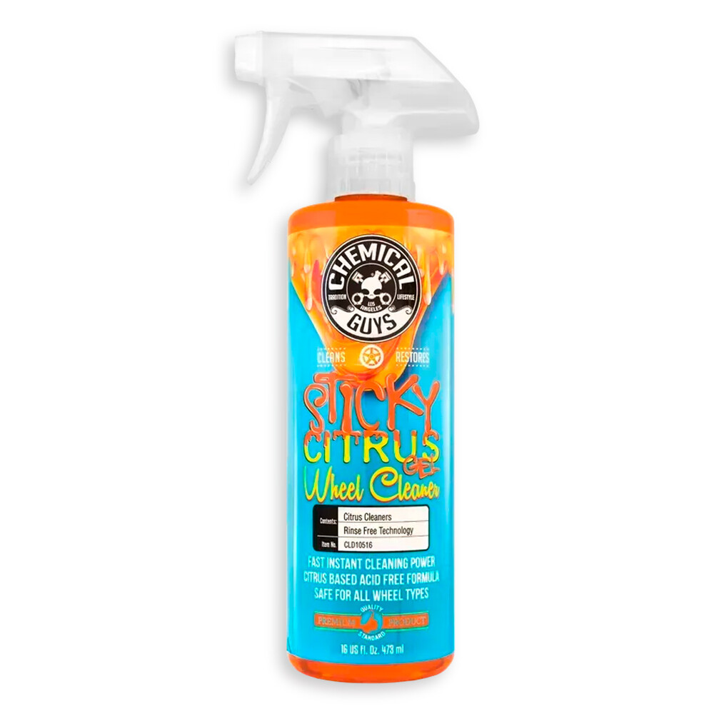 Гель липкий для чистки дисков с ароматом цитрусовых Sticky Citrus Wheel - 473мл