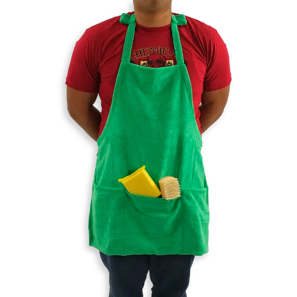 Фартук микрофибровый для детейлинга с карманами и застежкой-липучкой Microfiber Detailing Apron Фартук микрофибровый для детейлинга с карманами и застежкой-липучкой Microfiber Detailing Apron