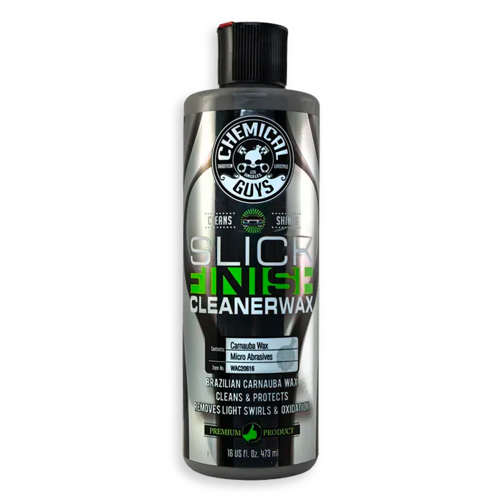 Воск пастообразный очиститель краски и блестящий блеск Slick Finish - 473мл Воск пастообразный очиститель краски и блестящий блеск Slick Finish - 473мл
