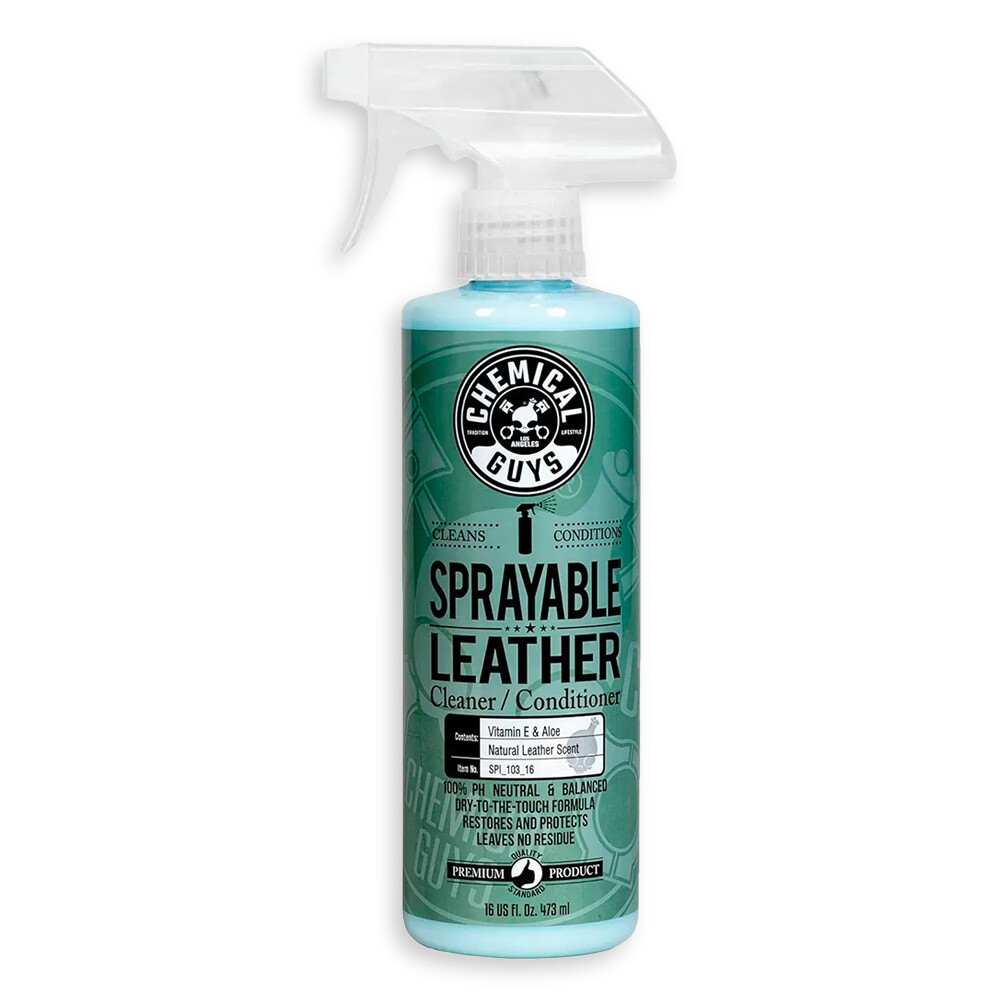 Очиститель и кондиционер для кожи авто 2 в 1 Sprayable Leather Cleaner & Conditioner In One - 473мл Очиститель и кондиционер для кожи авто 2 в 1 Sprayable Leather Cleaner & Conditioner In One - 473мл