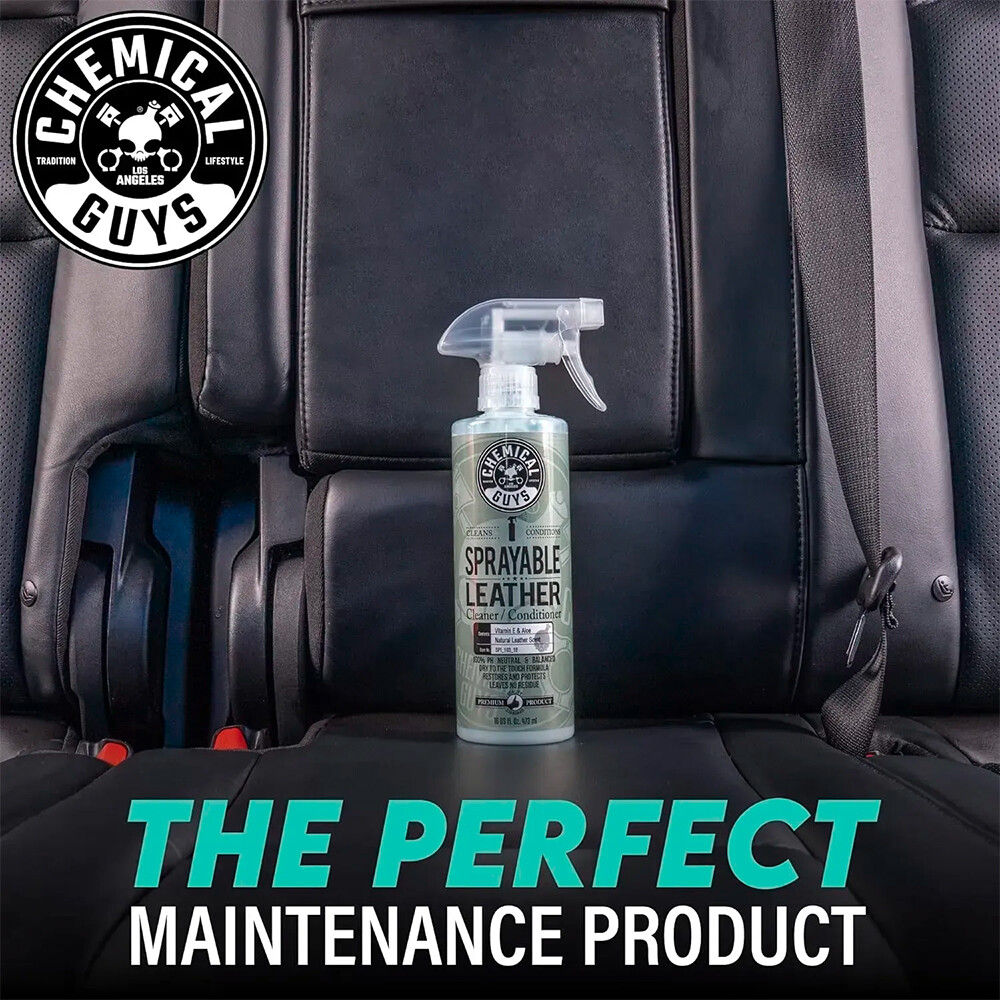 Очиститель и кондиционер для кожи авто 2 в 1 Sprayable Leather Cleaner & Conditioner In One - 473мл Очиститель и кондиционер для кожи авто 2 в 1 Sprayable Leather Cleaner & Conditioner In One - 473мл