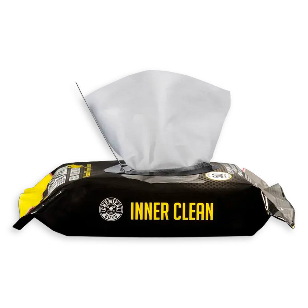Салфетки очищающие и защитные для интерьера (50 салфеток) Innerclean Wipes Салфетки очищающие и защитные для интерьера (50 салфеток) Innerclean Wipes