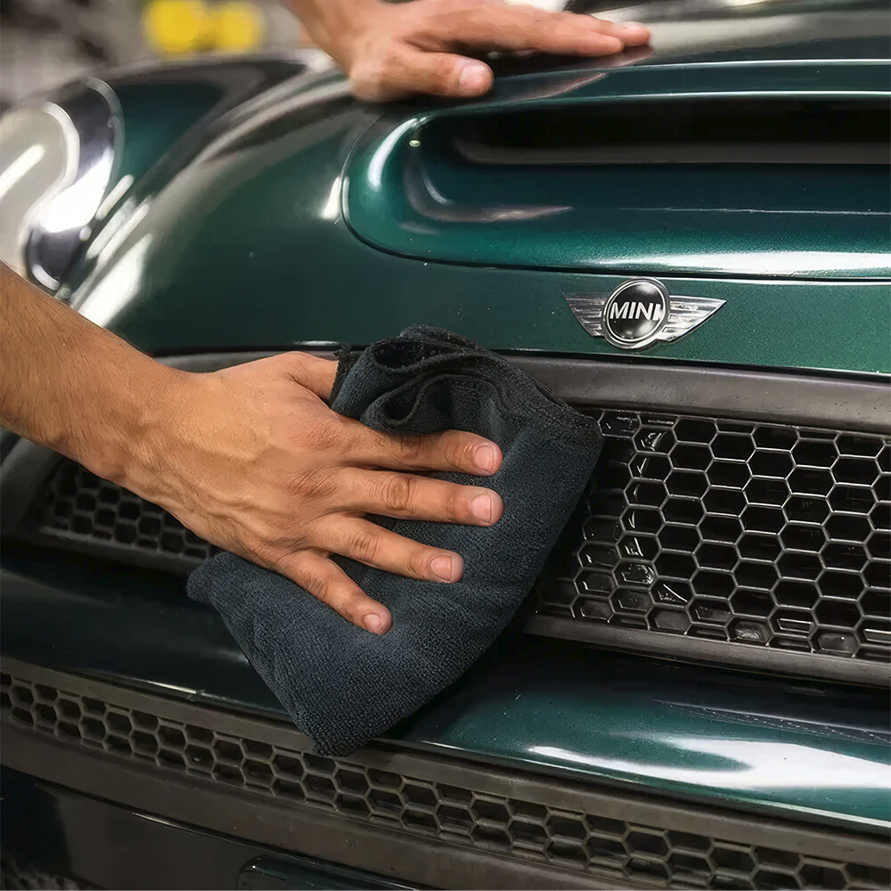 Полотенце из микрофибры Workhorse Professional Grade, черный 40*40 см