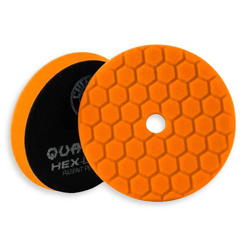 Полировальный круг средней жесткости режущий оранжевый Orange Hex-Logic Quantum Medium-Heavy Cutting Pad 5"/125мм Полировальный круг средней жесткости режущий оранжевый Orange Hex-Logic Quantum Medium-Heavy Cutting Pad 5"/125мм